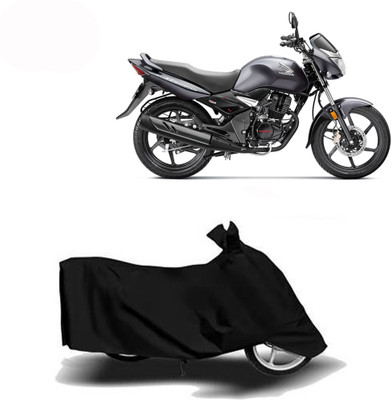Exciting collections Two Wheeler Cover for Honda(CB Unicorn 150, Black)