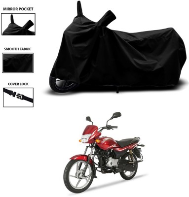 EGAL Waterproof Two Wheeler Cover for Bajaj(Platina 110 H-Gear, Black)