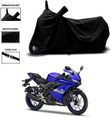 EGAL Waterproof Two Wheeler Cover for Yamaha(YZF R15 V3.0, Black)