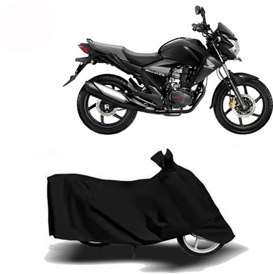 Exciting collections Two Wheeler Cover for Honda(CBF150, Black)
