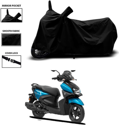 DeepShakshi AUTOMOTIVE Two Wheeler Cover for Yamaha(Ray ZR BS6, Black)