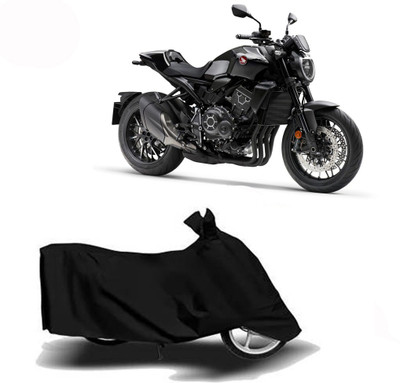 Exciting collections Two Wheeler Cover for Honda(CB 1000R, Black)