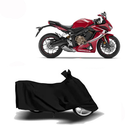 Exciting collections Two Wheeler Cover for Honda(CBR 650F, Black)
