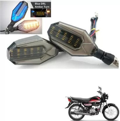 VLS AUTOMOTIVE Side LED Indicator Light for Hero 525i(Blue, Yellow)