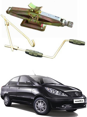 MATIES Heavy Duty Scisor Rolling Handle Manual Car Lifting Jack For manza Vehicle Jack(6000 kg)