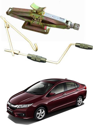 MATIES Heavy Duty Scisor Rolling Handle Manual Car Lifting Jack For new-honda-city Vehicle Jack(6000 kg)