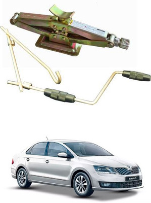 MATIES Heavy Duty Scisor Rolling Handle Manual Car Lifting Jack For rapid Vehicle Jack(6000 kg)