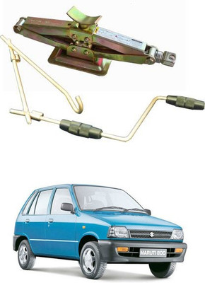 MATIES Heavy Duty Scisor Rolling Handle Manual Car Lifting Jack For maruti-800 Vehicle Jack(6000 kg)