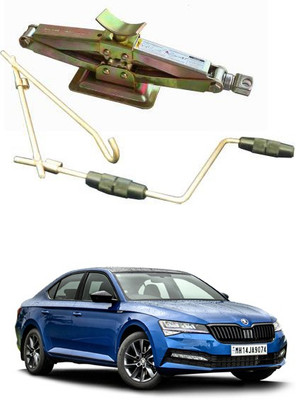MATIES Heavy Duty Scisor Rolling Handle Manual Car Lifting Jack For superb Vehicle Jack(6000 kg)