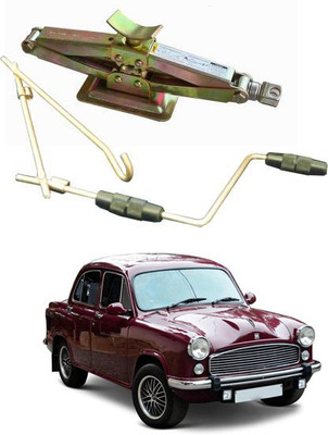 MATIES Heavy Duty Scisor Rolling Handle Manual Car Lifting Jack For ambasdoor Vehicle Jack(6000 kg)