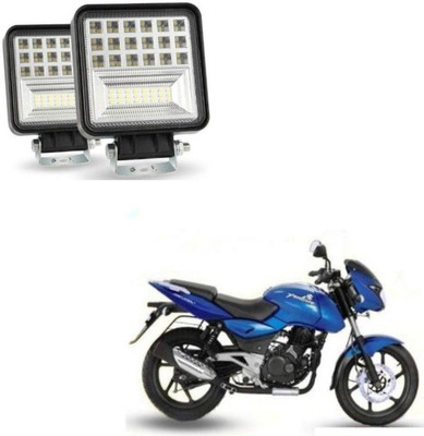 AUTOGARH 42 LED Square Fog Light for Bajaj PulSar 180 DTS-i Fog Lamp Motorbike LED for Bajaj (12 V, 126 W)(Pulsar 180 DTS-i, Pack of 2)
