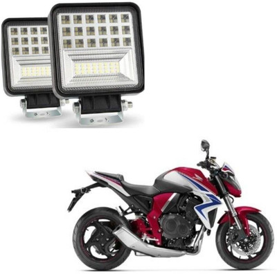 AUTOGARH 42 LED Square Fog Light for Honda CB 1000R Fog Lamp Motorbike LED for Honda (12 V, 126 W)(CB 1000R, Pack of 2)
