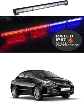 RKPSP Waterproof Car Police Bar Light Flasher For Linea Fog Lamp Car LED for Fiat (12 V, 72 W)(Linea, Pack of 1)