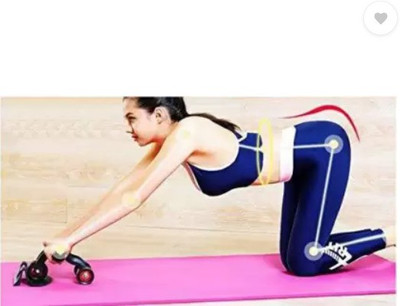 Owlix Ab Roller Wheel Abs Carver for Abdominal & Stomach Exercise Ab Exerciser(Multicolor)