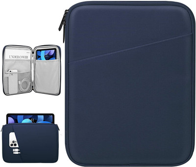 SwooK 9-11 Inch Tablet Sleeve Case Compatible with iPad 10.2 ,iPad Air 4 10.9, iPad Pro 11, Galaxy Tab A7 10.4,S6 Lite 2020, Surface Go 2/1, Portable Protective Bag Waterproof Multipurpose Bag(Grey, 11 L)