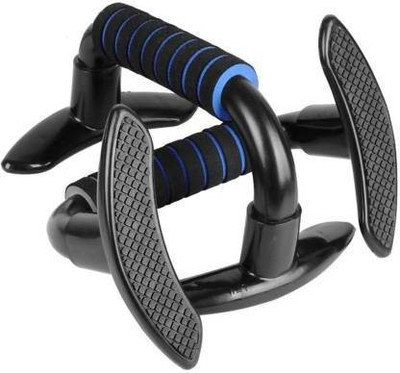 Dinetic PushUp Stand with Foam Grip Handle Push-up Bar(Blue)