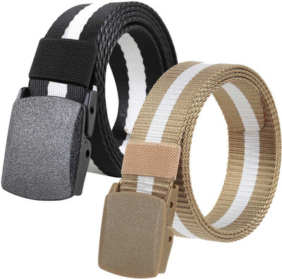 HENEDA Men Casual Multicolor Nylon Belt