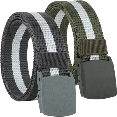HENEDA Men Casual Multicolor Nylon Belt
