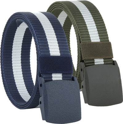 HENEDA Men Casual Multicolor Nylon Belt