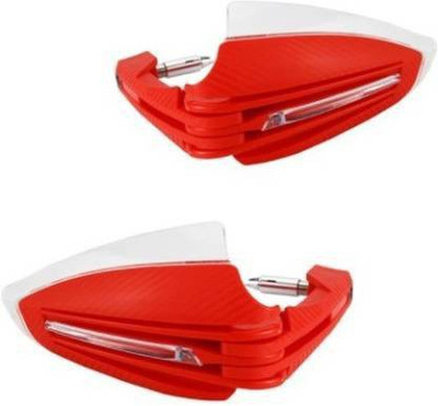 AAOW LED FOLDING HAND GUARD-01 Bike Handlebar Weights(2 Red)