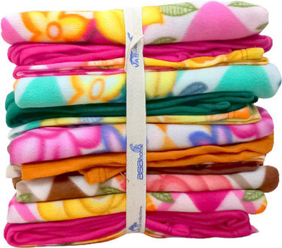 BSB HOME Printed Single Fleece Blanket for Heavy Winter(Polyester, Multicolor)