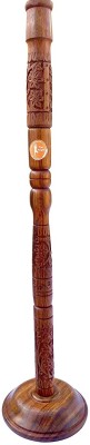The Yogis Wood Trataka Candle Stand for Opening Third Eye Meditation Wooden 1 - Cup Candle Holder(Brown, Pack of 1)