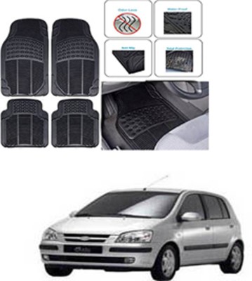 RONISH Rubber Standard Mat For  Hyundai Getz(Black)