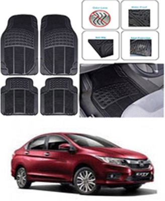 RONISH Rubber Standard Mat For  Honda City ZX(Black)