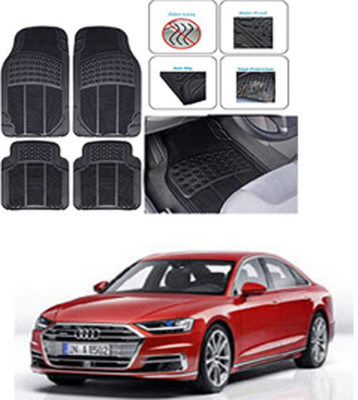 RONISH Rubber Standard Mat For  Audi A8(Black)