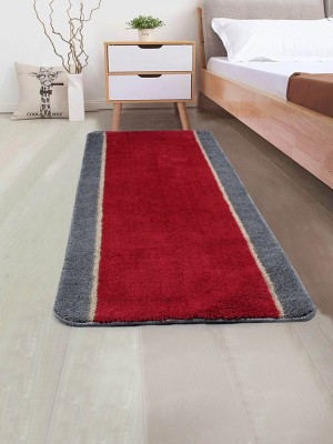 Saral Home Red Cotton Runner(2 ft,  X 5 ft, Rectangle)
