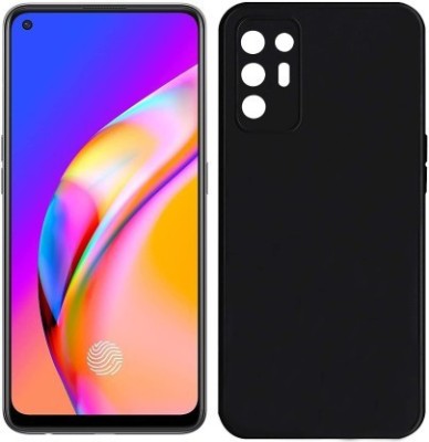CaseWEB Back Cover for OPPO F19 Pro+(Black, Matte Finish, Silicon, Pack of: 1)