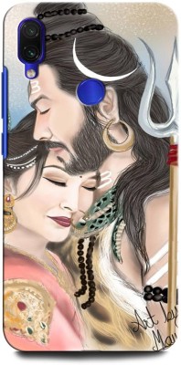 GRAFIQE Back Cover for Redmi Note 7S MZB7745IN SHIVJI, LORD SHIVA, MAHADEV, BHOLENATH, PARVATI(Multicolor, Shock Proof, Pack of: 1)
