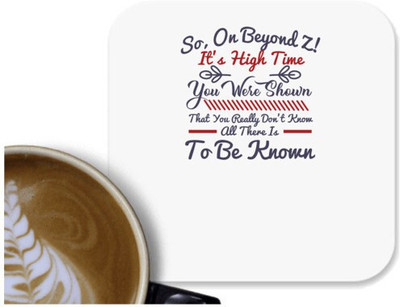 UDNAG Square Reversible Polyester Coaster(Pack of 1)