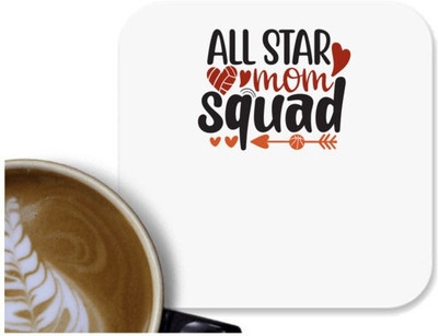 UDNAG Square Reversible Polyester Coaster(Pack of 1)