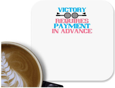 UDNAG Square Reversible Polyester Coaster(Pack of 1)
