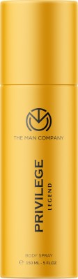 THE MAN COMPANY Deodorant For Men - Privilege Legend | Premium Fragrance | Long-lasting Freshness | Perfect For Everyday Use | Protects Against Body Odour | Takes You To Newer Heights | Lavender, Juniper & Oakmoss Deodorant Spray  -  For Men(150 ml)