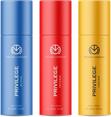 THE MAN COMPANY Privilege Legend, Intense & Active Deodorant Spray  -  For Men