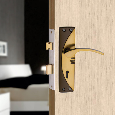 MILTON Iron Glossy Handlesets(Black, Gold)