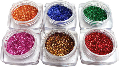 vizo Multicolor Ultimate Eyeshadow Eye MakeUp Glitter Powder 6 g(Multicolor)