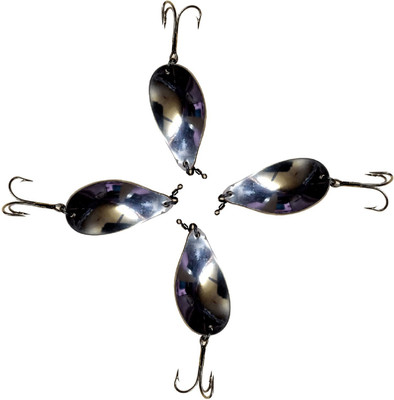 CORAL SHAKUNTALA ENTERPRISES Spoon Stainless Steel Fishing Lure(Pack of 4, Size 1)