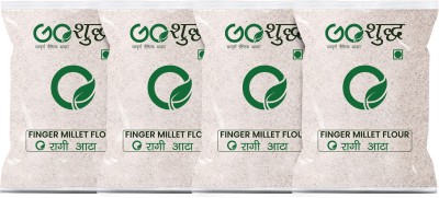 Goshudh Premium Quality Finger Millet Flour / Ragi Atta 1Kg Pack of 4(4 kg, Pack of 4)