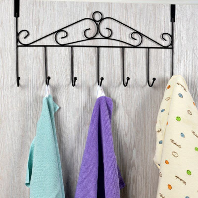 Lucifer over the door hook hanger with 7 holder metal hanging rack organizer Accessories Organizer, Closet Organizer, Fridge Organizer, Handbag Organizer, Jewellery Organizer, Regular Organizer, Scarf Organizer, Stationery Organizer