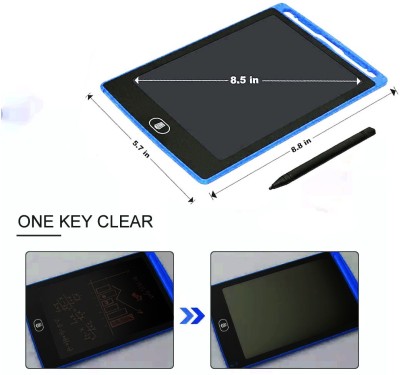 AFFENDS LCD Writing Pad Tablet 8.5 Inch Screen, Toys, Kids Toy, for Boys and Girls , Drawing Tablet, E-Note Pad, Remove Button Easy Writing , Painting(Blue)