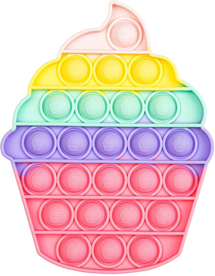 SWISS WONDER Pop It Fidget Toys, Push Pop Bubble Fidget Sensory Toy-FR-186(Multicolor)