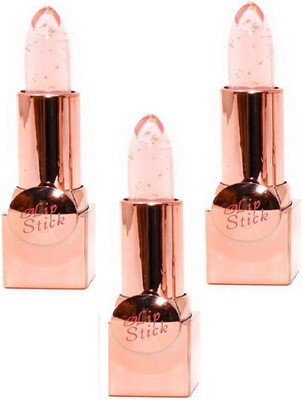 YAWI MAKE YOUR LIPS LOOK MOIST AND SHINY GEL COLOR CHANGE LIPSTICK(PINK, 21.6 g)