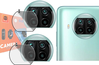 OLONGA Back Camera Lens Glass Protector for Mi 10i(Pack of: 2)