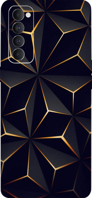 TJ CREATION OPPO Reno4 Pro Mobile Skin(Ultra Super Black Abstract Shape Skin With High Matte Finish., Mobile Skin (Back+Side+Camera)) TJ CREATION OPPO Reno4 Pro Mobile Skin(Ultra Super Black Abstract Shape Skin With High Matte Finish., Mobile Skin (Back+Side+Camera))