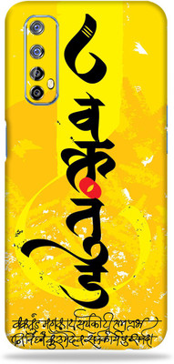 LAMHA Realme 7 Mobile Skin(Ultra Super Lord Ganesha's With High Matte Finish.)