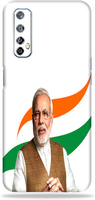 LAMHA Realme 7, Oppo Mobile Skin(Ultra Super Modi Ji With High Matte Finish.,.)