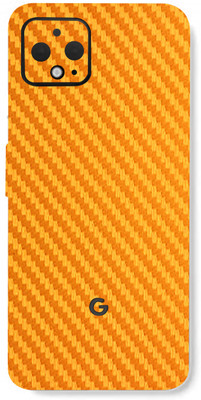 BUGGU GOOGLE PIXEL 4XL Mobile Skin(Ultra Super Carbon Fiber golden Skin With High Matte Finish., Mobile Skin (Back+Side+Camera))